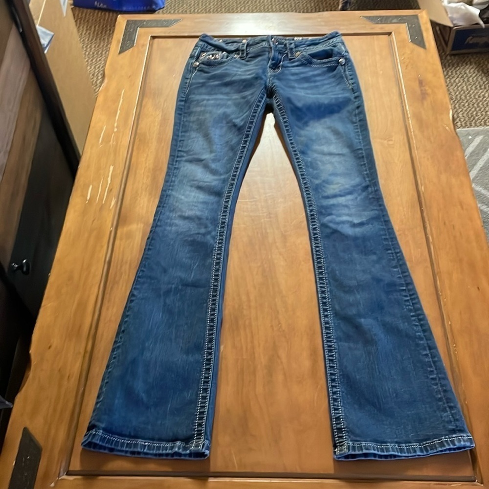 Miss Me Signature Rise Boot Jeans Size 26